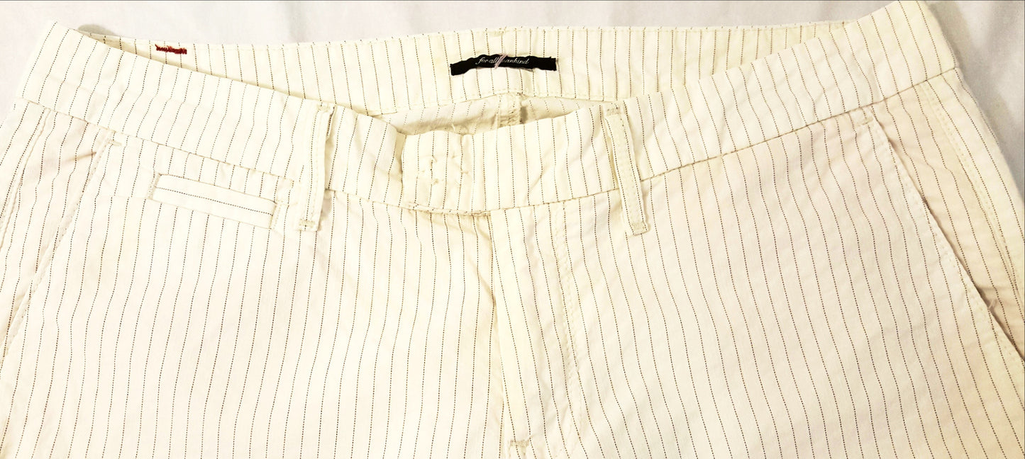 7 For All Mankind Pinstriped Jeans