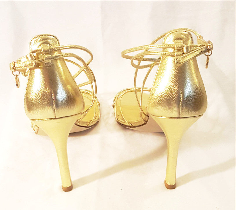 Guess Gold Strap Sandals
