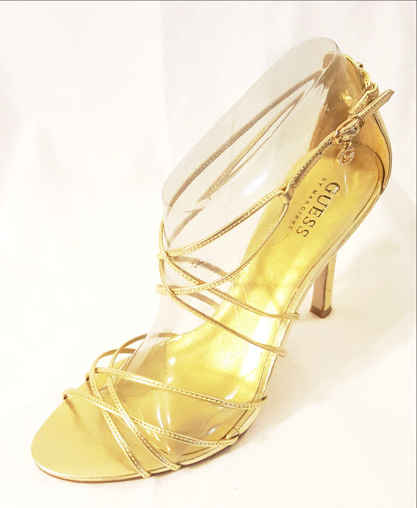 Guess Gold Strap Sandals