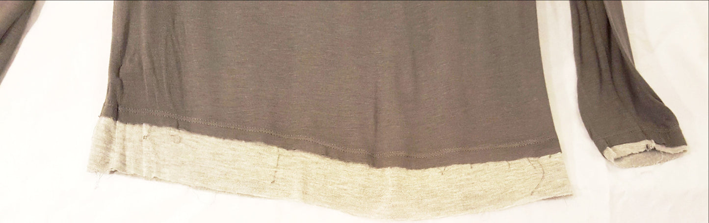 Grey Long sleeve T Shirt