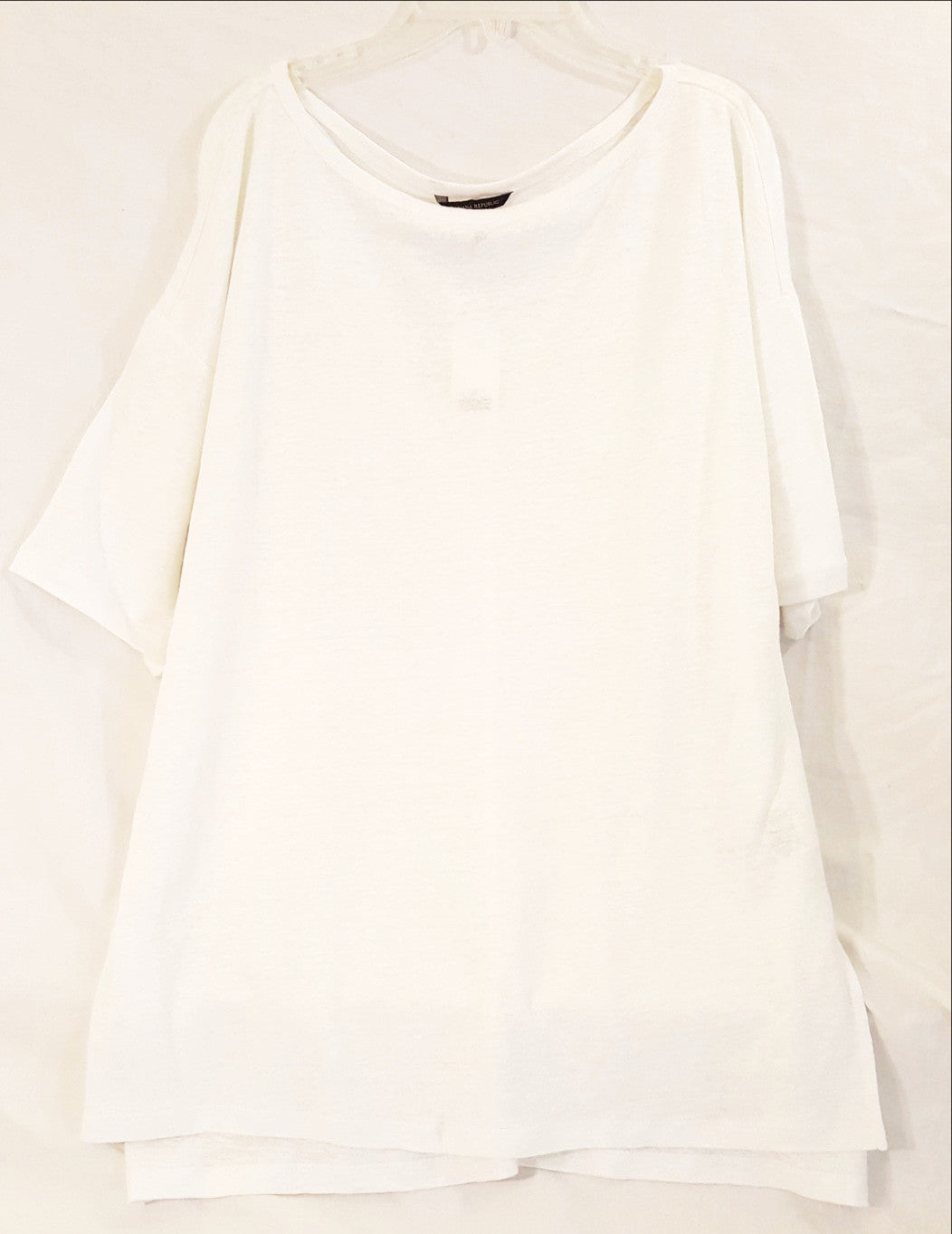 White Boyfriend T-Shirt-New