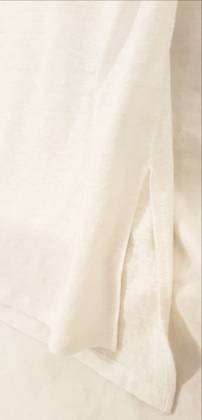 White Boyfriend T-Shirt-New