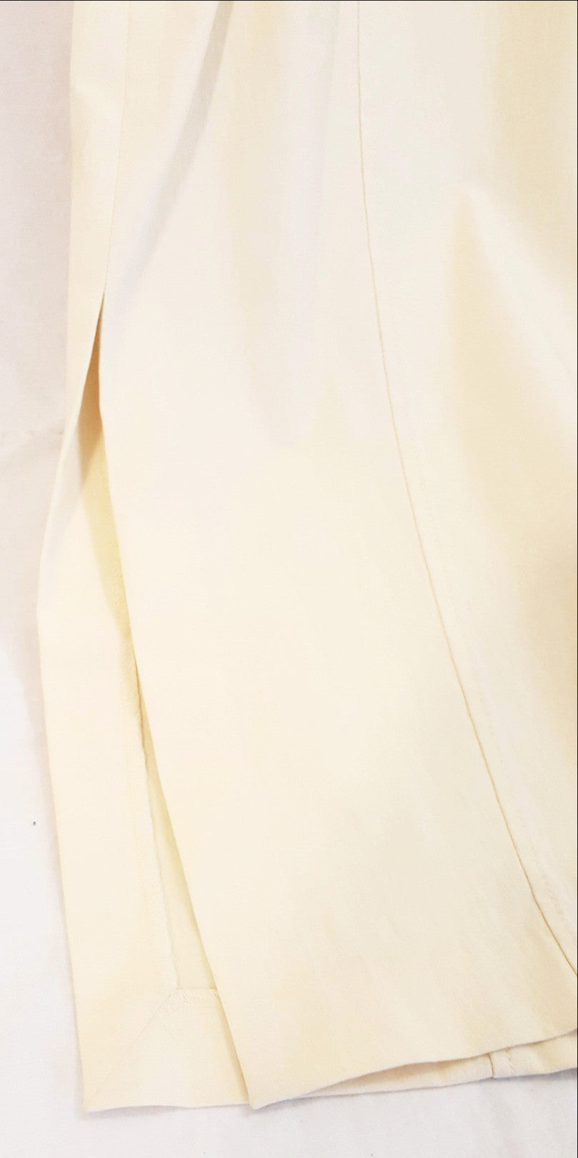 Cream and Black Stretch Dress