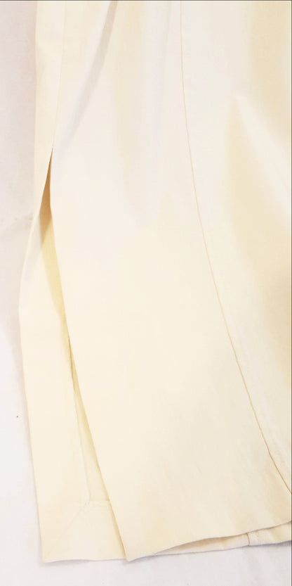 Cream and Black Stretch Dress