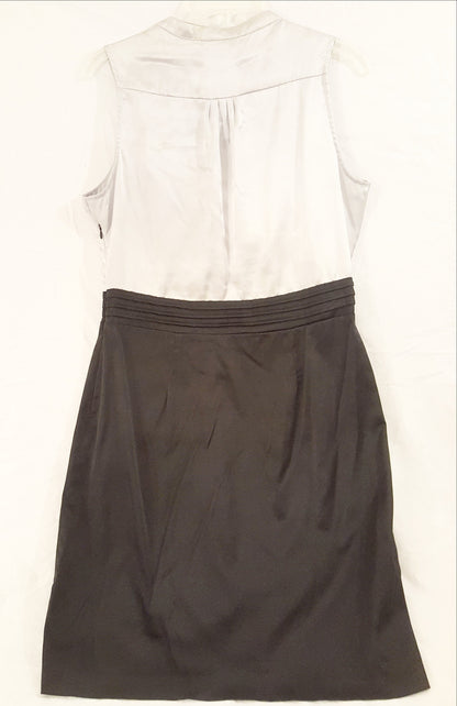 Silver and Black Short Dress