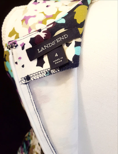 Lands End Multi Colored Dress