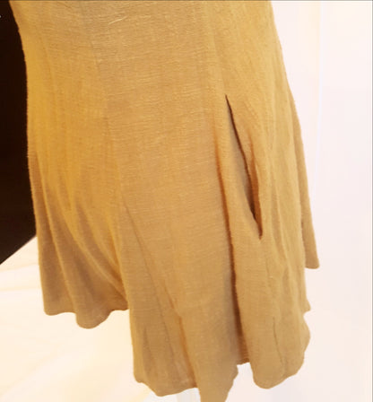 Lush V-Neck Carmel Short Romper-New