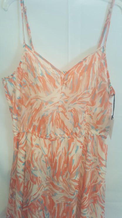Jack By BB Dakota Multicolor Chiffon Maxi Dress-New