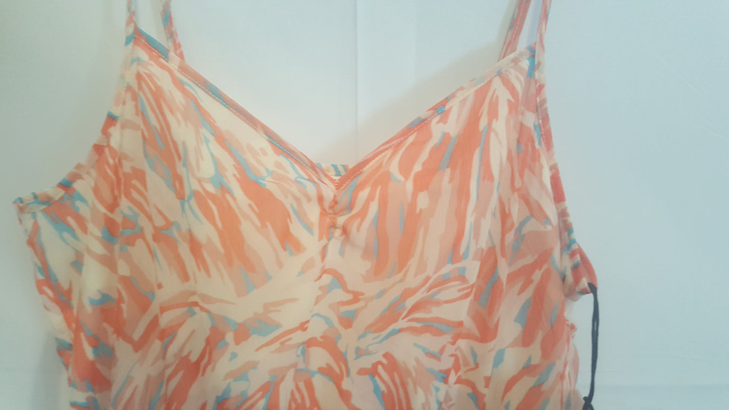 Jack By BB Dakota Multicolor Chiffon Maxi Dress-New