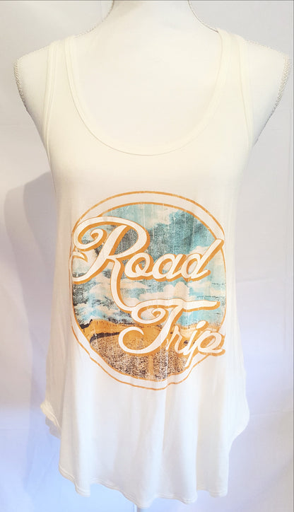 Rock And Roll Cream Tank-New