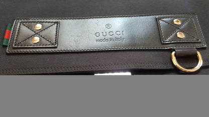 Black Gucci Messenger Bag